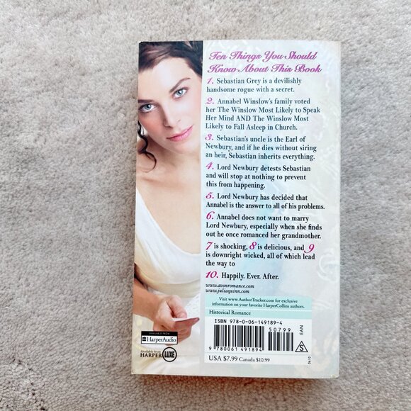 Ten Things I Love About You by Julia Quinn | Paperback Book - Picture 3 of 4